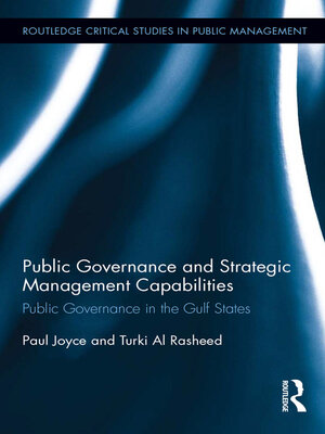 cover image of Public Governance and Strategic Management Capabilities